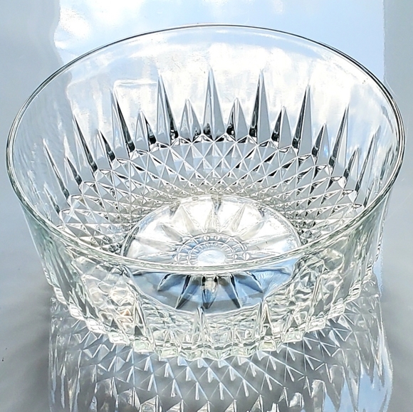 "Diamant" 9" Salad/Serving Bowl by Arcoroc Cristal D'Arques-Durand France 🇫🇷 - Picture 3 of 8